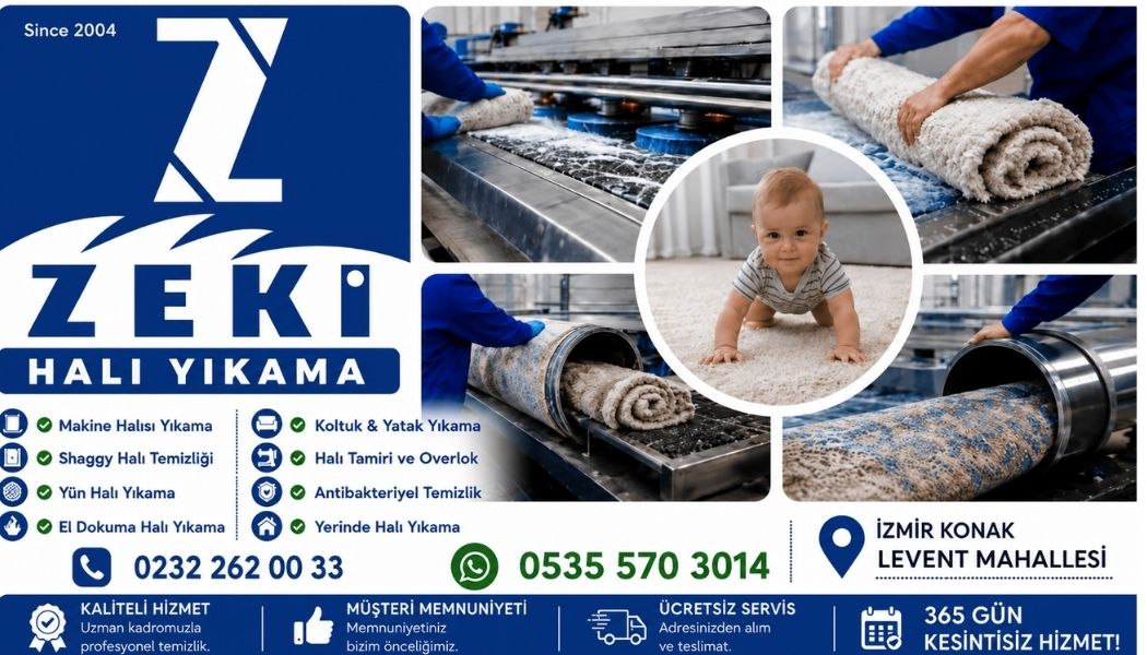 İzmir Konak halı yıkama merkezi